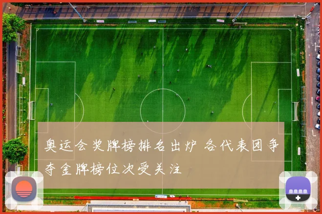 奥运会奖牌榜排名出炉 各代表团争夺金牌榜位次受关注